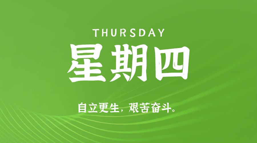 07日02日，星期四，在这里每天60秒读懂世界！