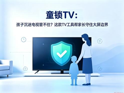 童锁TV：孩子沉迷电视管不住？这款TV工具帮家长守住大屏边界